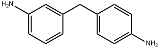 3,4'-ジアミノジフェニルメタン 化学構造式