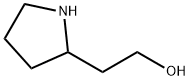 2-ピロリジンエタノール 化学構造式