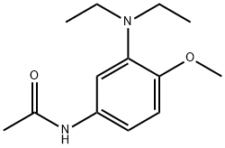 4-Acetylamino-2-(diethylamino)anisole Struktur