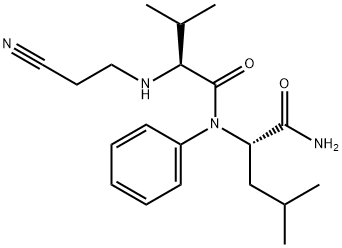 N-2-CYANOETHYL-VAL-LEU-ANILIDE, 194351-52-5, 结构式