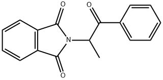 alpha-邻苯二甲酰亚氨基苯丙酮,19437-20-8,结构式