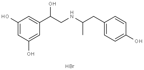 フェノテロール·臭化水素酸塩 化学構造式