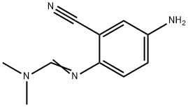 N'-(4-Amino-2-cyanophenyl)-N,N-dimethylformamidine 化学構造式