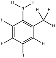 O-トルイジン-D9 化学構造式