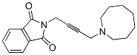 N-[4-(オクタヒドロアゾシン-1-イル)-2-ブチニル]フタルイミド 化学構造式