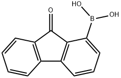 9-FLUORENONE-1-BORONIC ACID Structure
