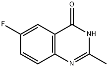 6-氟-2-甲基-4-羟基喹唑啉 结构式
