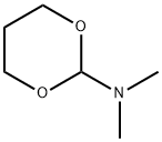 N,N-ジメチル-1,3-ジオキサン-2-アミン 化学構造式