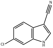 6-氯-3-氰基吲哚, 194490-17-0, 结构式