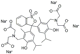 METHYLTHYMOL BLUE Structure