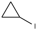 Cyclopropyl iodide Struktur