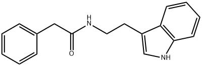 Benzeneacetamide, N-(2-(3-indolyl)ethyl)- Structure