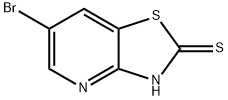 6-BROMOTHIAZOLO[4,5-B]PYRIDINE-2-THIOL 结构式