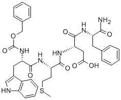 四肽胃泌素,1947-37-1,结构式