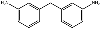 3,3'-ジアミノジフェニルメタン 化学構造式