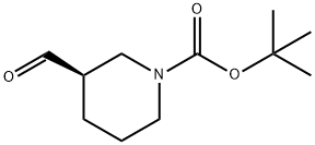 (R)-1-(TERT-BUTOXYCARBONYL)-3-PIPERIDINECARBOXALDEHYDE Structure