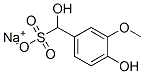 sodium alpha,4-dihydroxy-3-methoxytoluene-alpha-sulphonate Structure