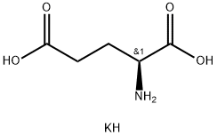 L-GLUTAMIC ACID MONOPOTASSIUM SALT Structure