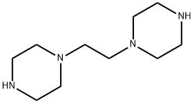 1,2-ビス(ピペラジン-1-イル)エタン 化学構造式