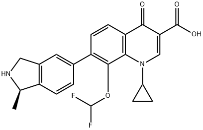 ガレノキサシン 化学構造式