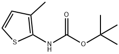 Carbamic acid, (3-methyl-2-thienyl)-, 1,1-dimethylethyl ester (9CI) Struktur