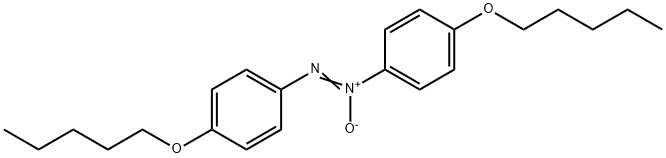 4,4'-ジアミルオキシアゾキシベンゼン 化学構造式
