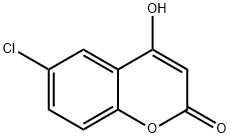 4-ヒドロキシ-6-クロロクマリン 化学構造式