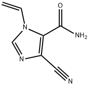 Imidazole-5-carboxamide, 4-cyano-1-vinyl- (8CI) Structure