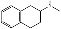 N-メチル-1,2,3,4-テトラヒドロナフタレン-2-アミン 化学構造式