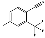 4-氟-2-(三氟甲基)苯甲腈 结构式