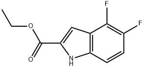 4,5-DIFLUOROINDOLE-2-ETHYLCARBOXYLATE Structure