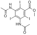 METHYL 3,5-DIACETAMIDO-2,4,6-TRIIODOBENZOATE Struktur