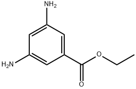 3,5-ジアミノ安息香酸エチル 化学構造式