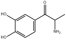 Propiophenone,  2-amino-3,4-dihydroxy-,  ()-  (8CI) Structure