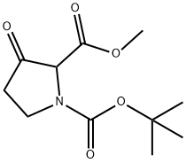 1-叔-丁基 2-甲基 3-氧亚基吡咯烷-1,2-二甲酸基酯, 194924-96-4, 结构式