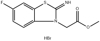METHYL 2-(6-FLUORO-2-IMINOBENZO[D]THIAZOL-3(2H)-YL)ACETATE HYDROBROMIDE, 1949836-64-9, 结构式