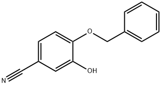 3-HYDROXY-4-BENZYLOXYBENZONITRILE Structure