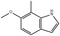 6-メトキシ-7-メチル-1H-インドール 化学構造式