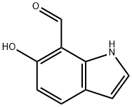 1H-Indole-7-carboxaldehyde, 6-hydroxy-|6-羟基-1H-吲哚-7-甲醛