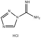 1H-1,2,4-TRIAZOLE-1-CARBOXAMIDINE MONOHYDROCHLORIDE Structure