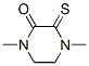 Piperazinone, 1,4-dimethyl-3-thioxo- (9CI) Structure