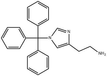 2-(1-TRITYL-1H-IMIDAZOL-4-YL)-ETHYLAMINE HYDRATE, 195053-92-0, 结构式
