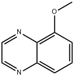 5-Methoxyquinoxaline 化学構造式