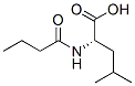 Leucine,  N-(1-oxobutyl)-|