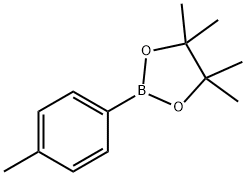 4,4,5,5-テトラメチル-2-(p-トリル)-1,3,2-ジオキサボロラン 化学構造式