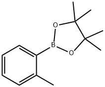 4,4,5,5-テトラメチル-2-(o-トリル)-1,3,2-ジオキサボロラン 化学構造式