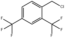 2,4-ビス(トリフルオロメチル)ベンジルクロリド 化学構造式