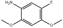 2,4-ジメトキシ-5-フルオロアニリン 化学構造式