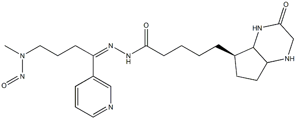 N-Methyl-N-((Z)-4-(2-(5-((5R)-3-oxooctahydro-1H-cyclopenta[b]pyrazin-5-yl)pentanoyl)hydrazono)|