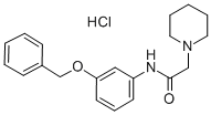 N-(m-Benzyloxyphenyl)-alpha-piperidinoacetamide hydrochloride|